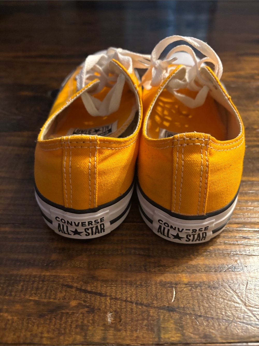 Converse Low Top Sneakers - Yellow and White - Picture 2 of 4